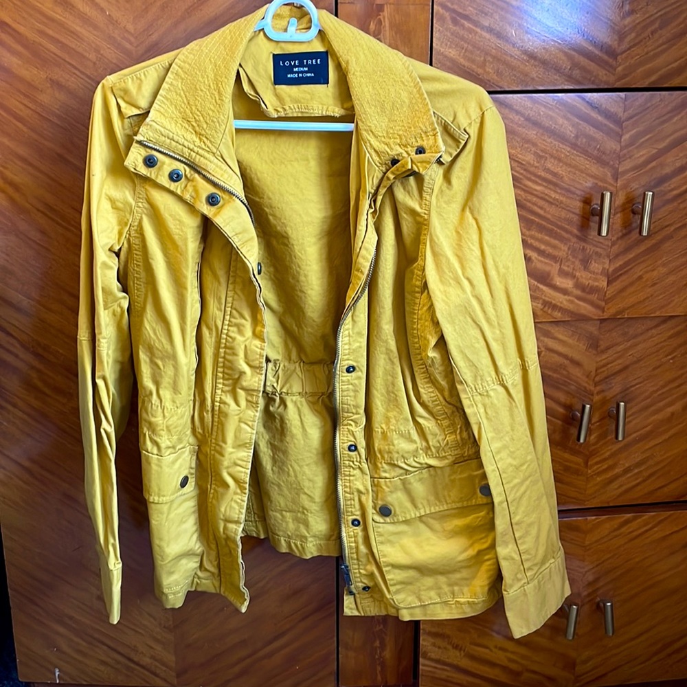 Yellow love tree jacket